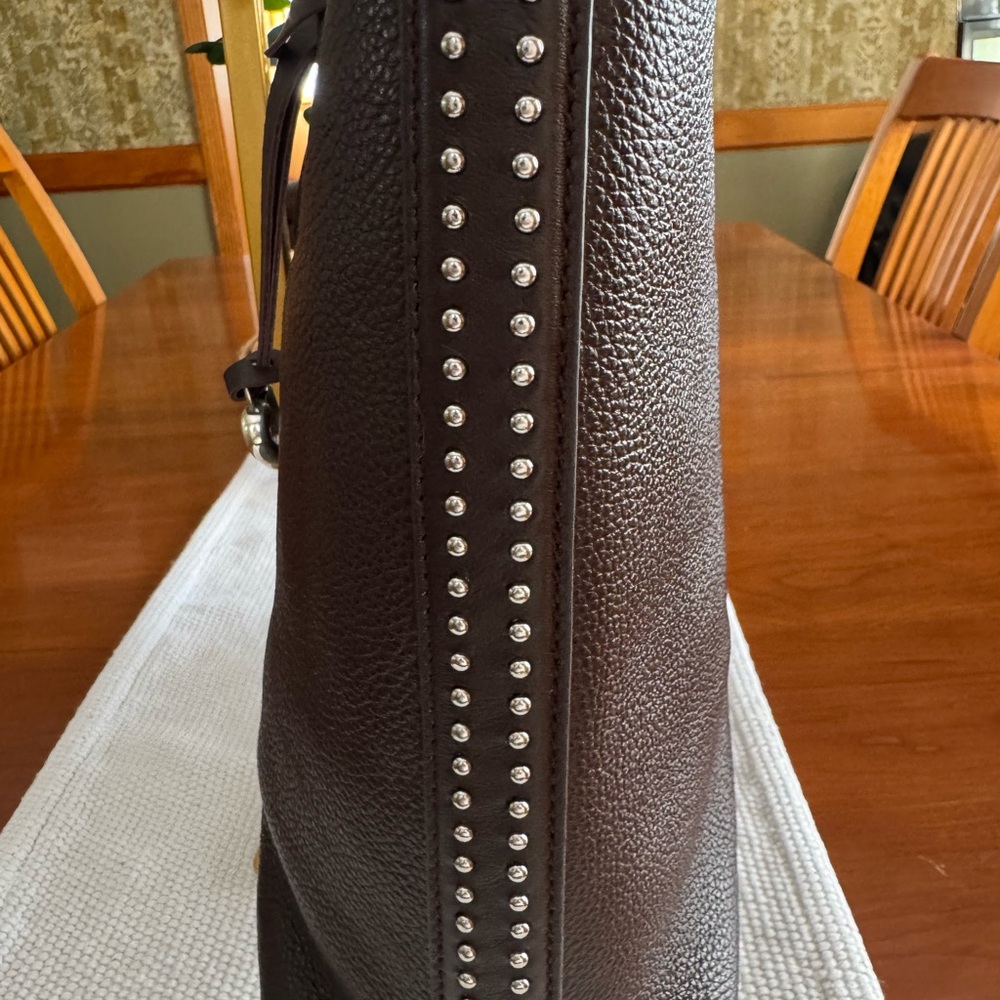 Brighton Wesley Leather tote in Cocoa Tobacco - Picture 6 of 16